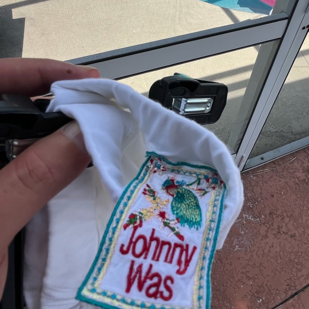 Johnny Was white leggings 3 xl